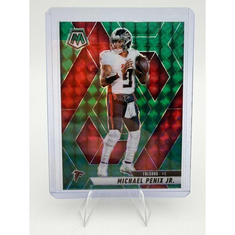 2025 Panini Mosaic Football Michael Penix Jr Atlanta Falcons Prizm Card 51